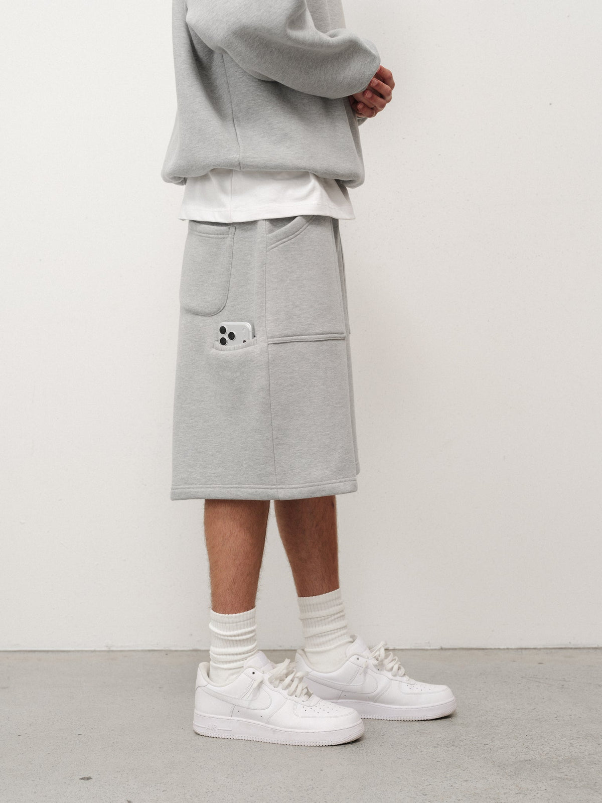 COZY SHORTS - GREY