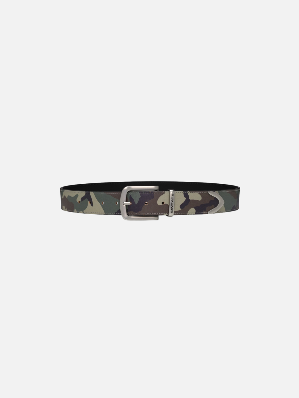 LEATHER BELT - CAMO