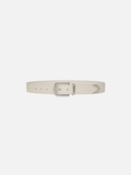 LEATHER BELT - CREAM