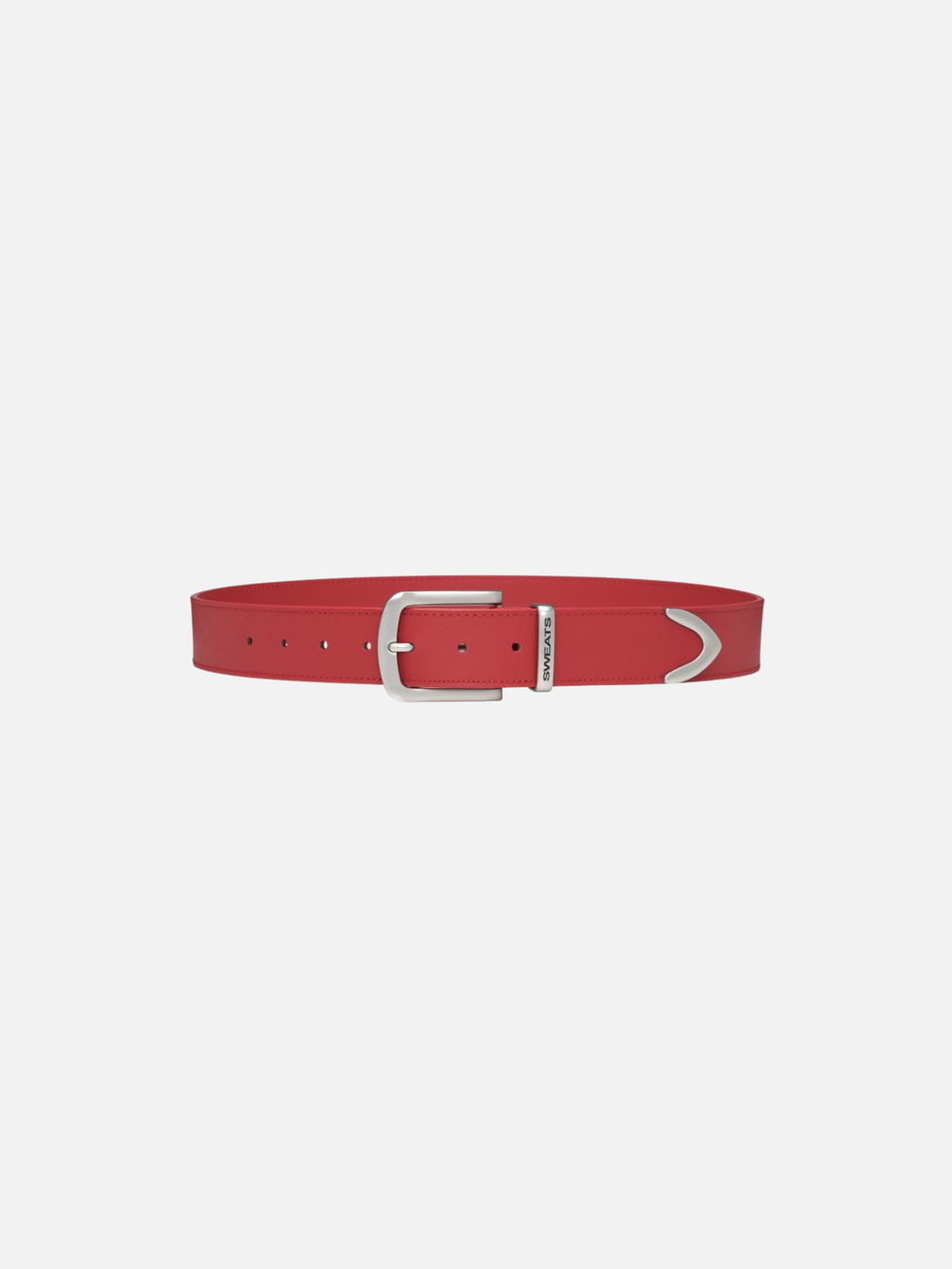 LEATHER BELT - RED