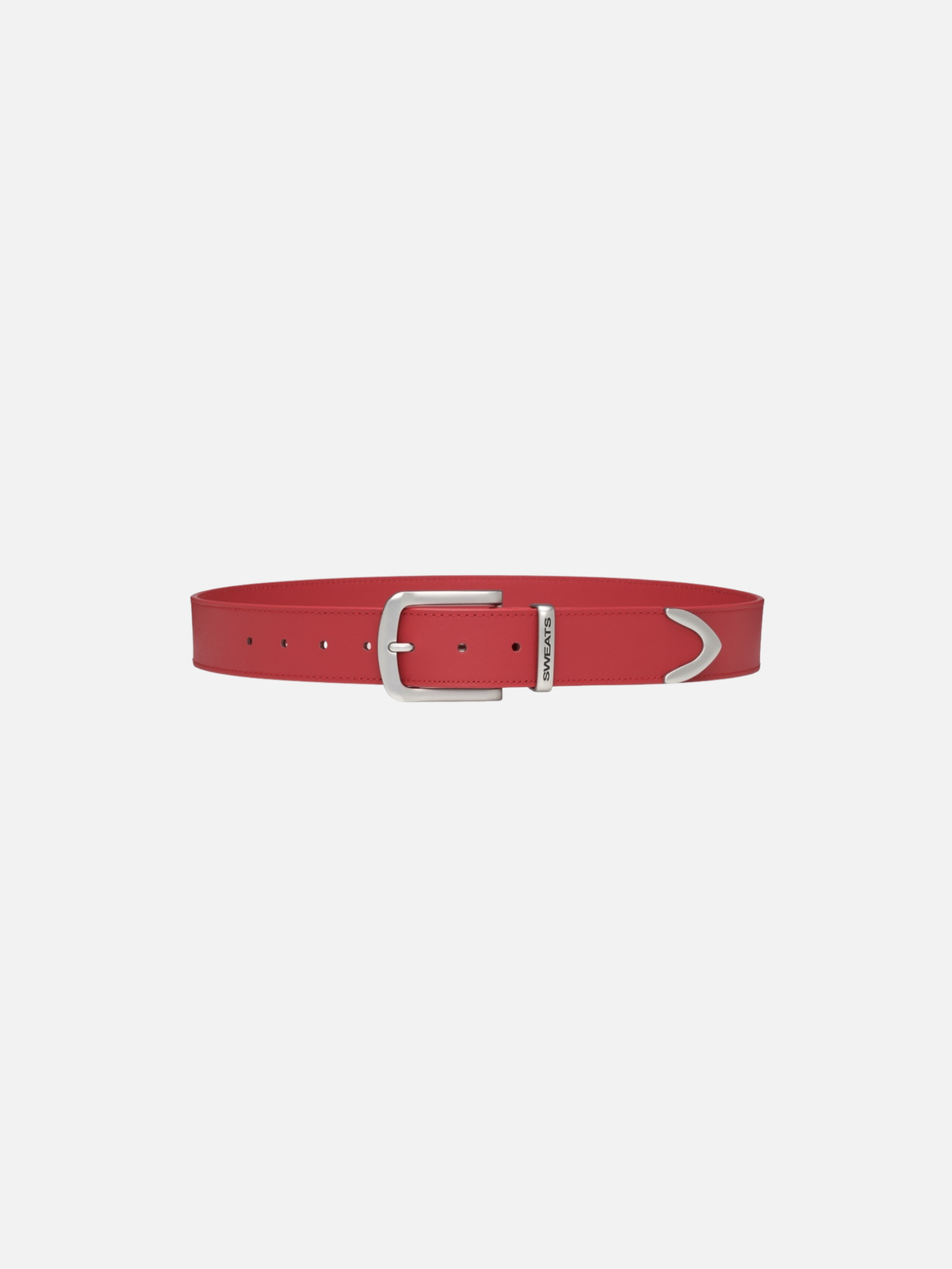 LEATHER BELT - RED