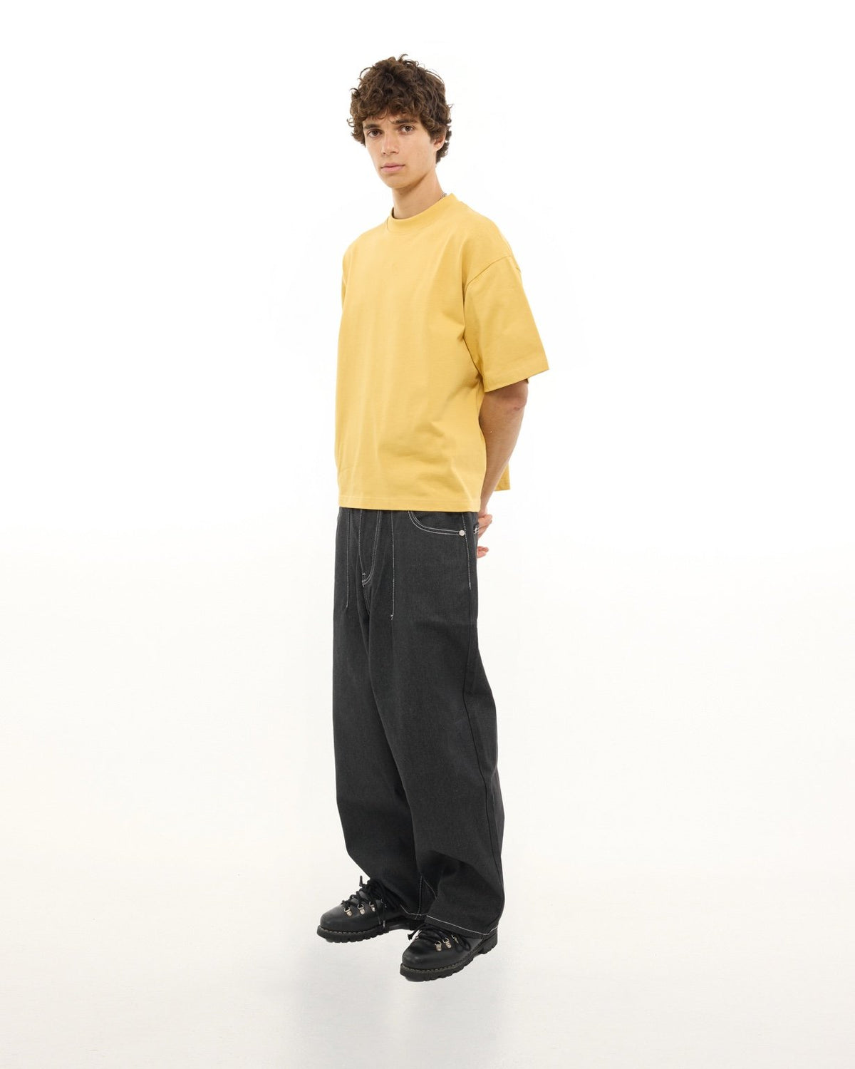 SIGNATURE BLANK T-SHIRT - YELLOW