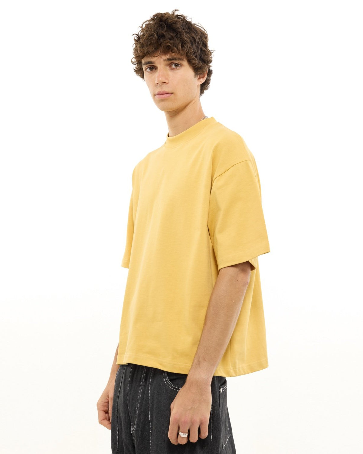 SIGNATURE BLANK T-SHIRT - YELLOW