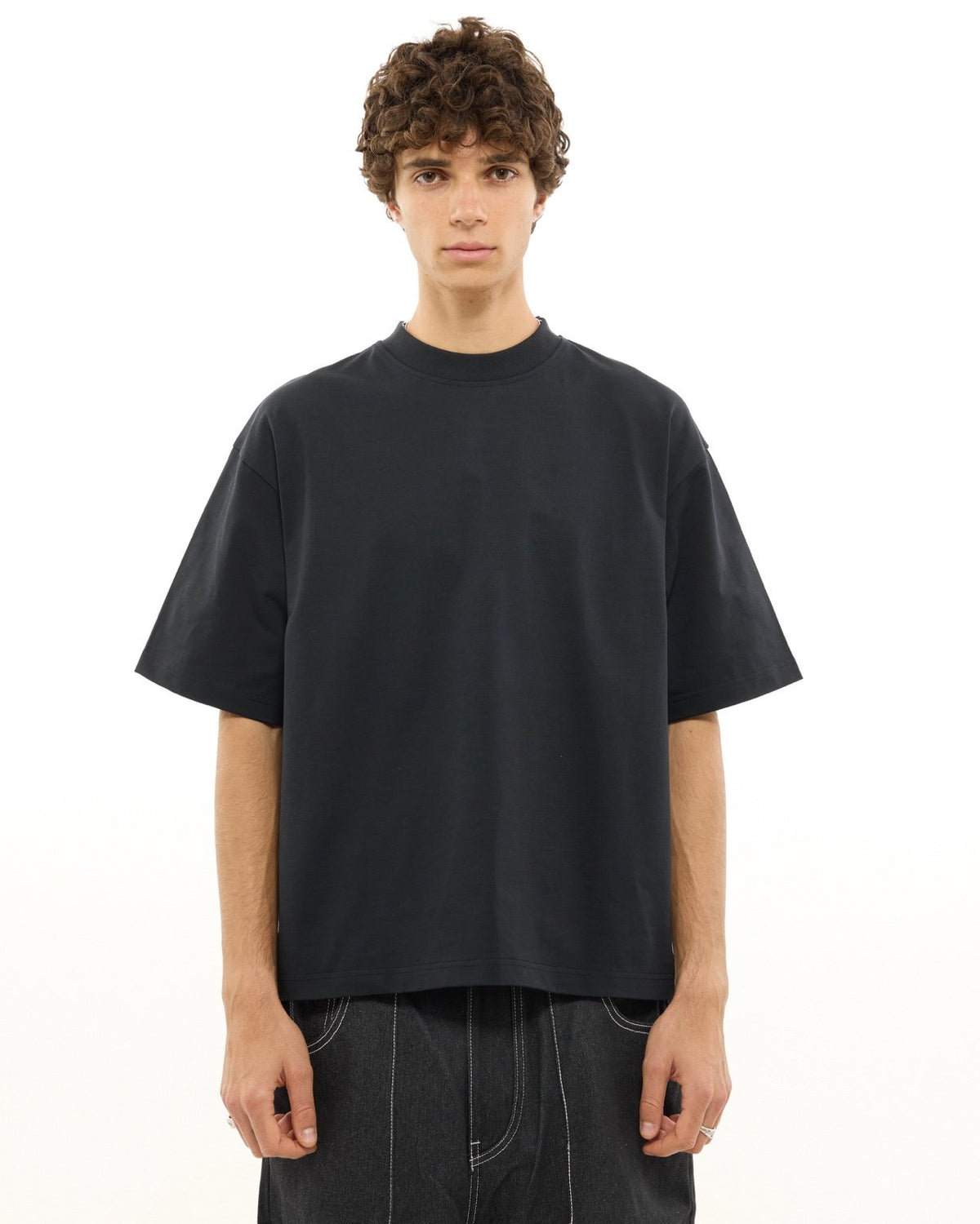 SIGNATURE BLANK T-SHIRT - BLACK