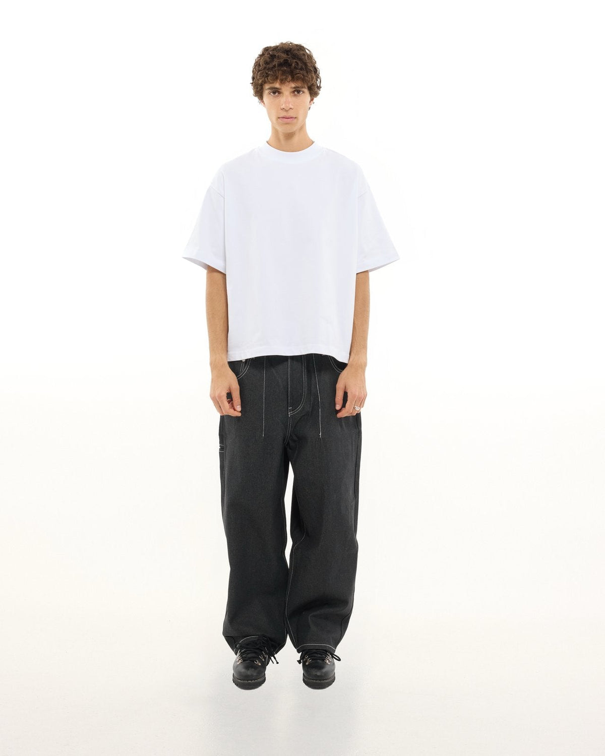 SIGNATURE BLANK T-SHIRT - PURE WHITE