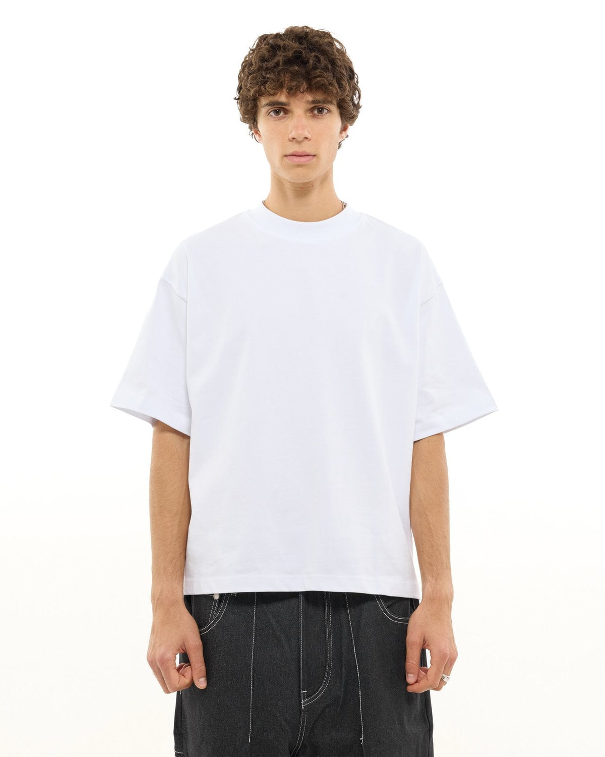SIGNATURE BLANK T-SHIRT - PURE WHITE