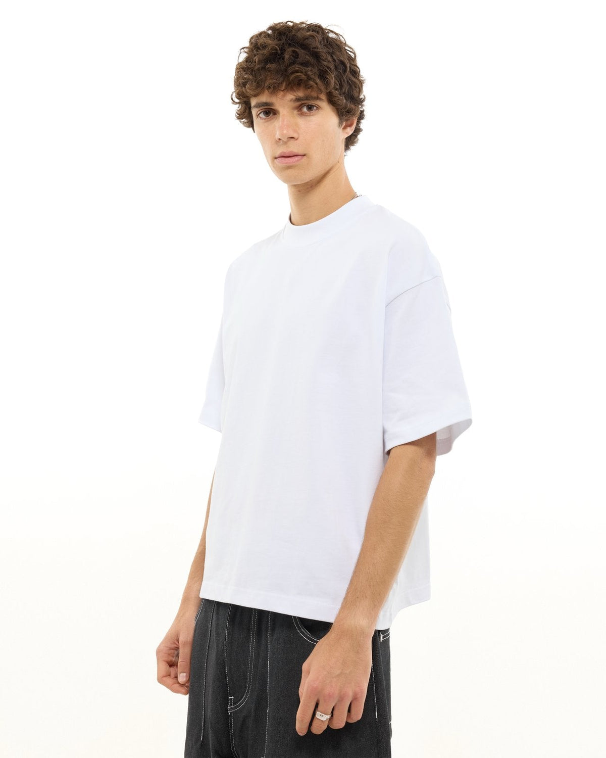SIGNATURE BLANK T-SHIRT - PURE WHITE