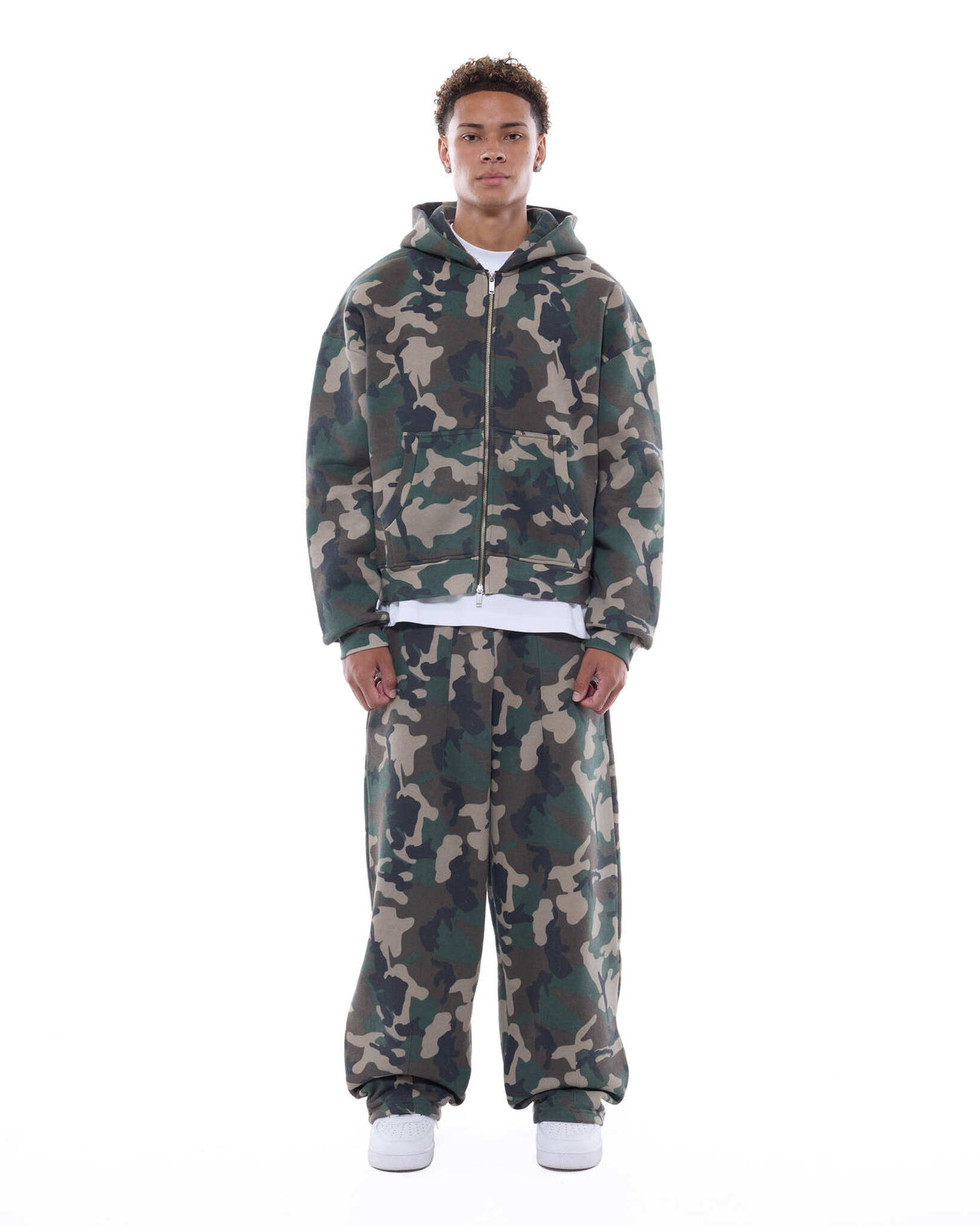 COZY ZIP UP - CAMO