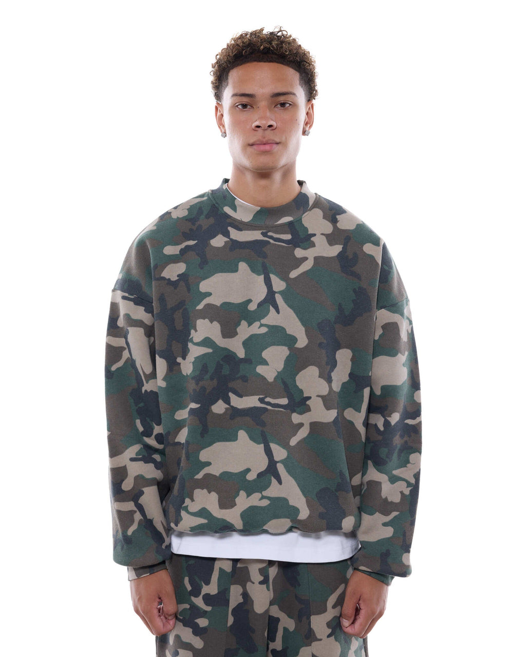 COZY SWEATER - CAMO