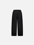 COZY STRAIGHT LEG SWEATS - BLACK