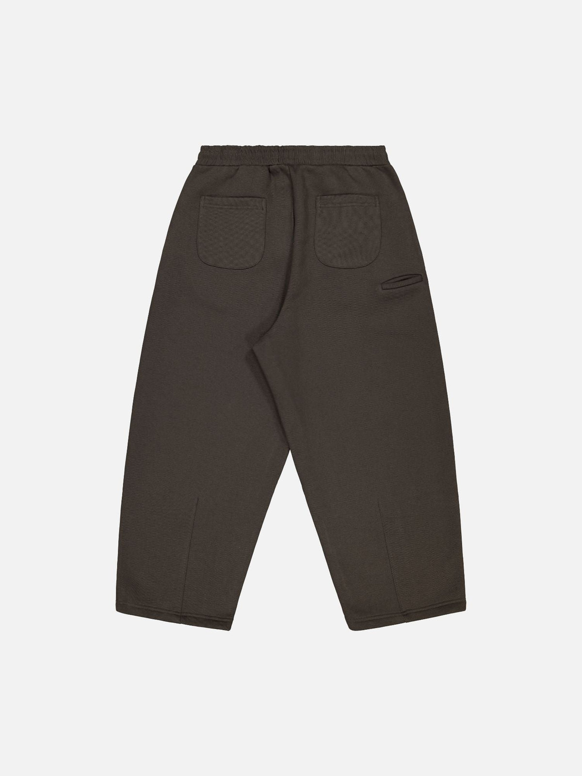 COZY STRAIGHT LEG SWEATS - COFFEE