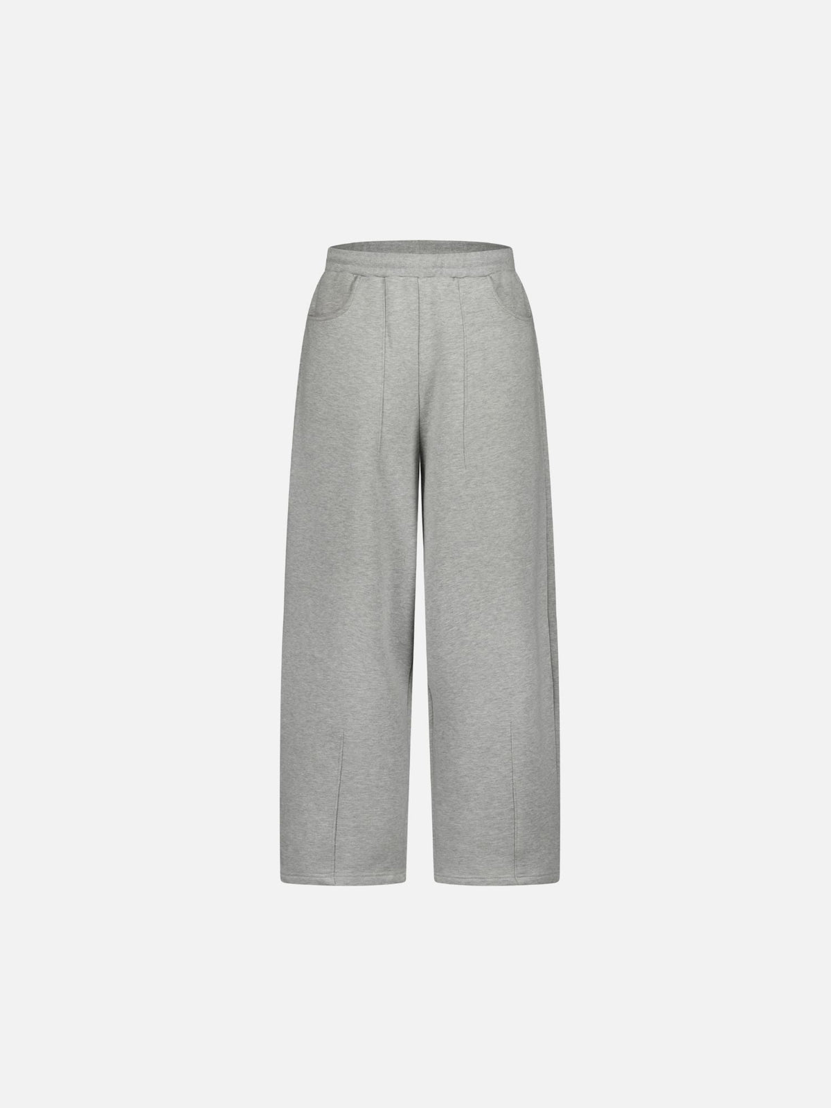 COZY STRAIGHT LEG SWEATS - GREY