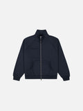 COZY TRACK JACKET - NAVY