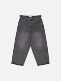 DENIM BAGGY JEANS - WASHED BLACK