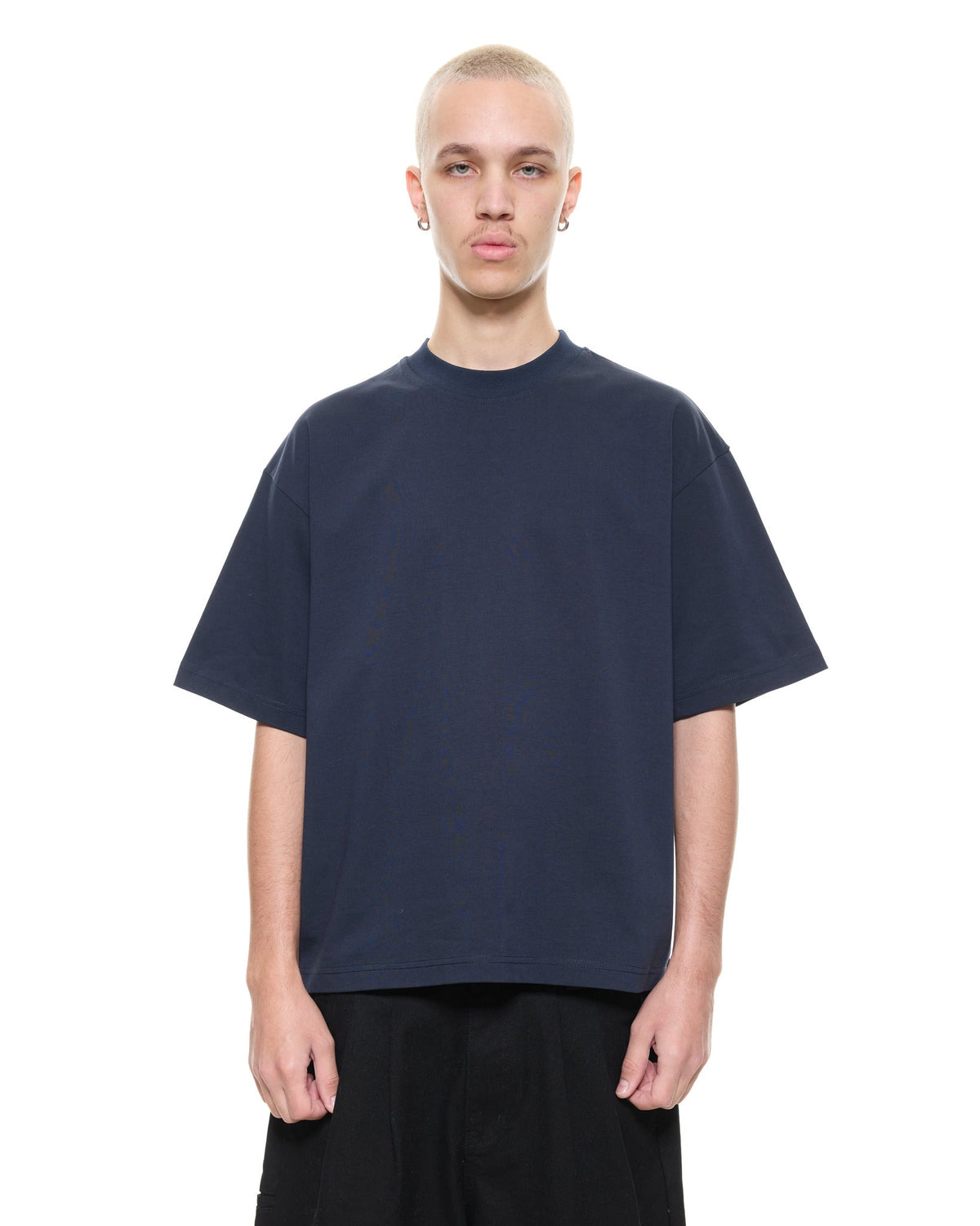 SIGNATURE BLANK T-SHIRT - NAVY