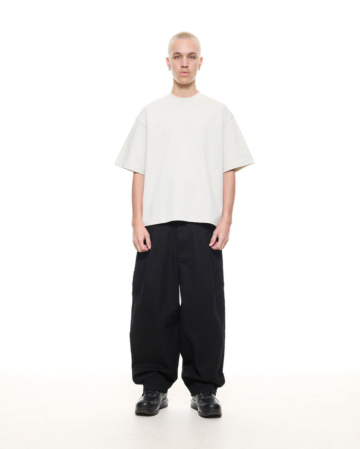 SIGNATURE BLANK T-SHIRT - CHALK