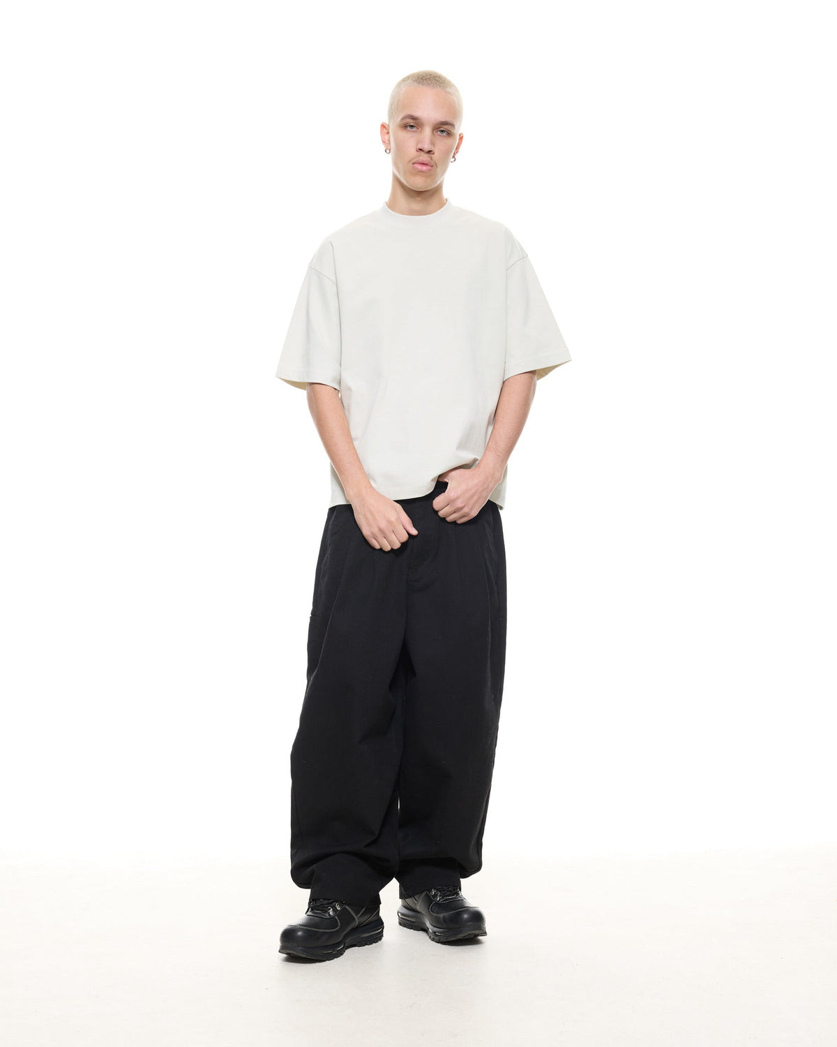 SIGNATURE BLANK T-SHIRT - CHALK