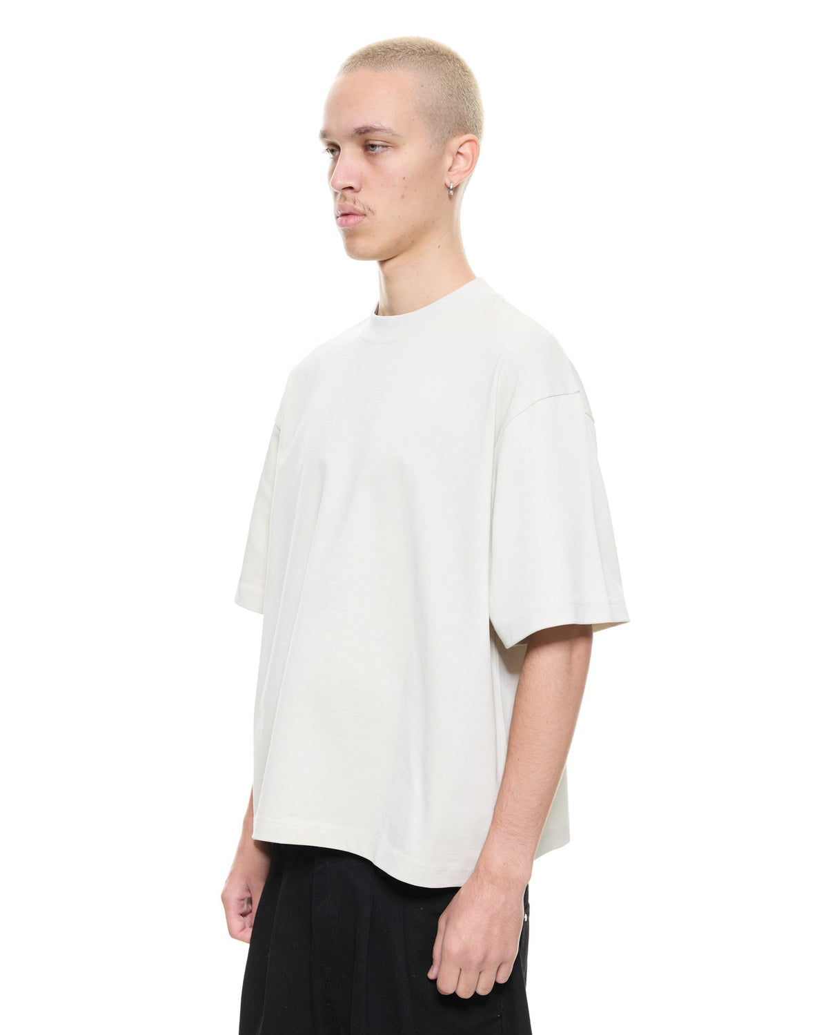 SIGNATURE BLANK T-SHIRT - CHALK