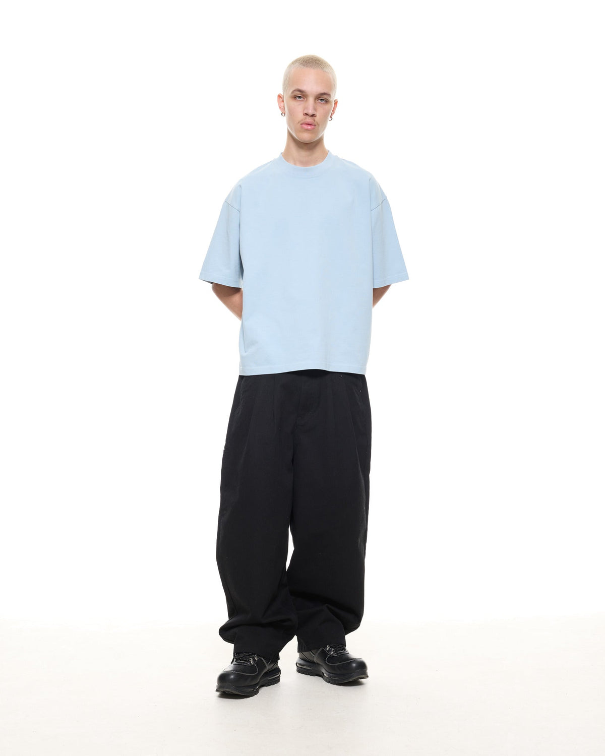 SIGNATURE BLANK T-SHIRT - GLACIER