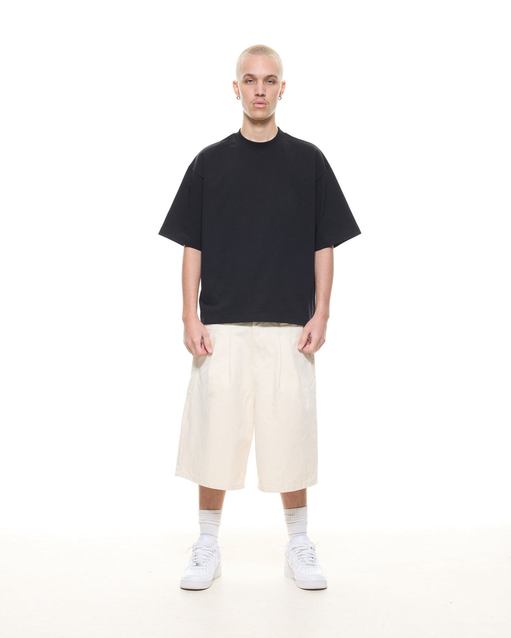WORKWEAR SHORTS - ECRU
