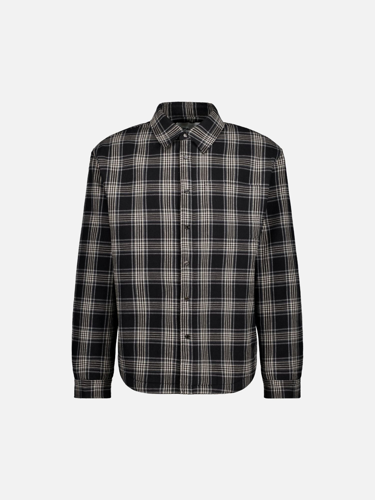 FLANNEL JACKET - BLACK