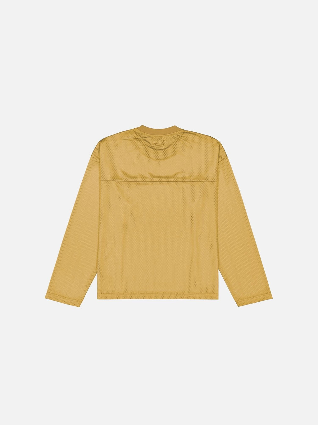 MESH LS T-SHIRT - MUSTARD