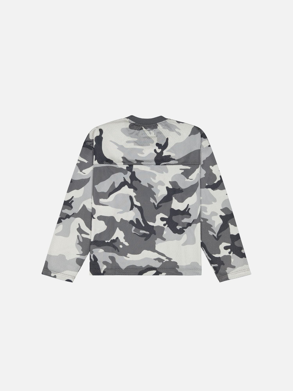 MESH LS T-SHIRT - SNOW CAMO