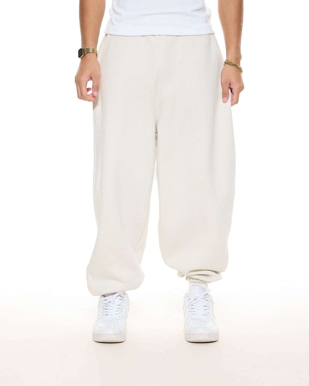 COZY SWEATPANT - CHALK