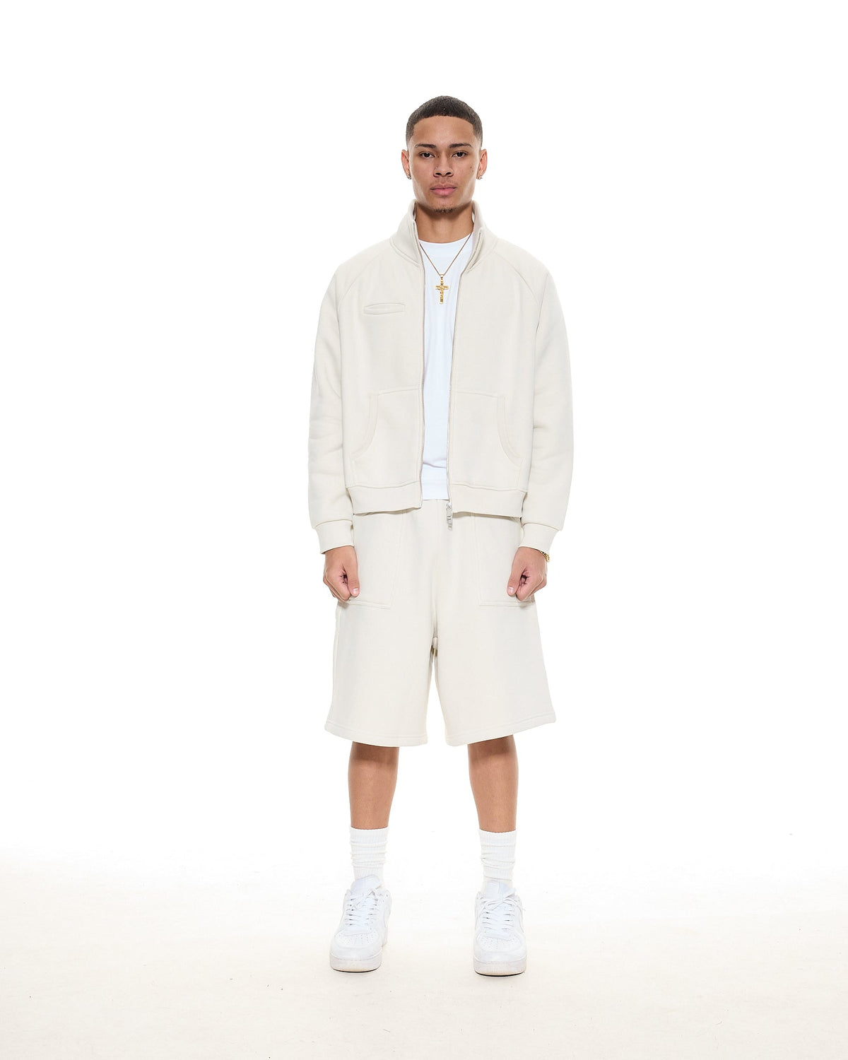 COZY SHORTS - CHALK