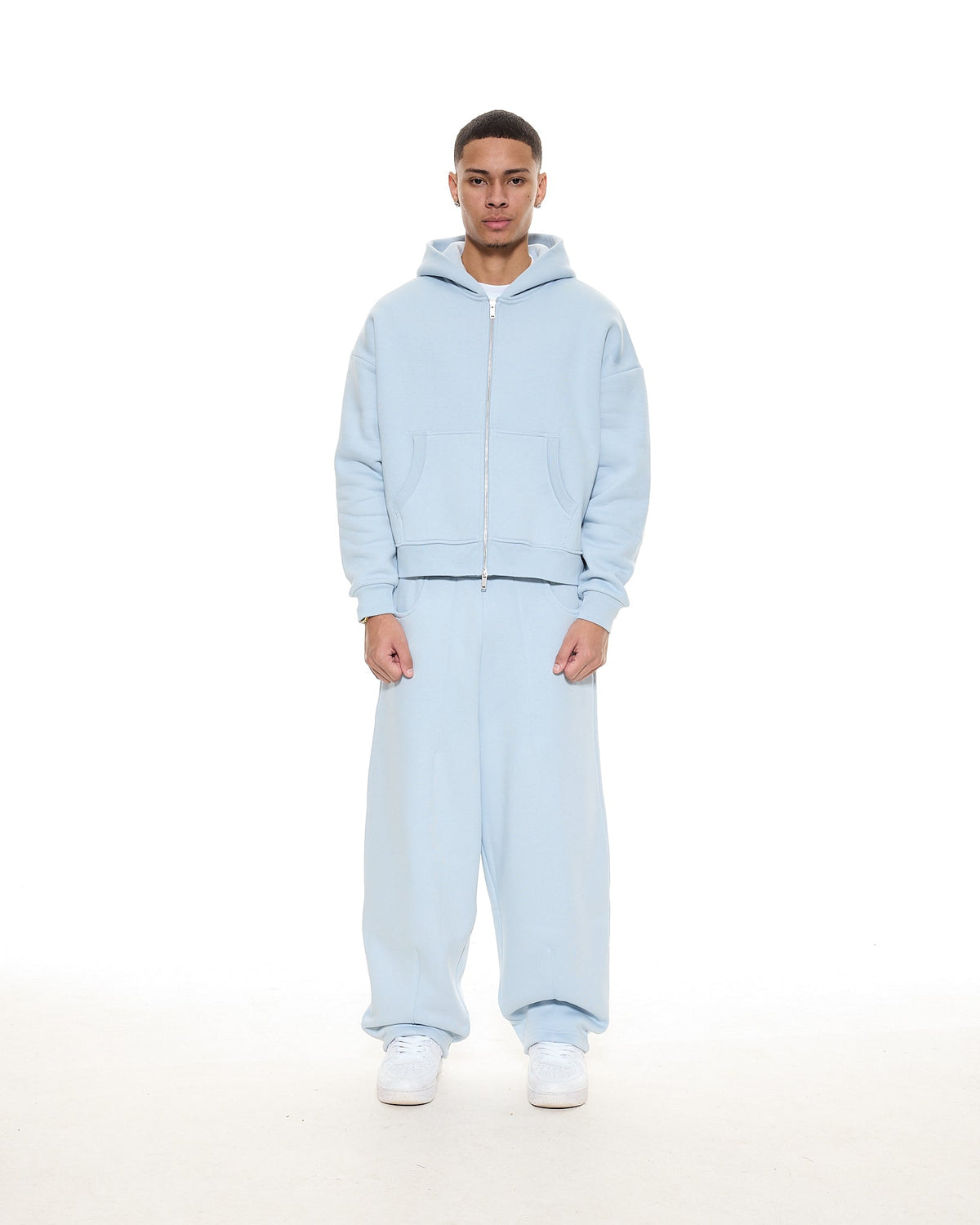 COZY ZIP UP - GLACIER