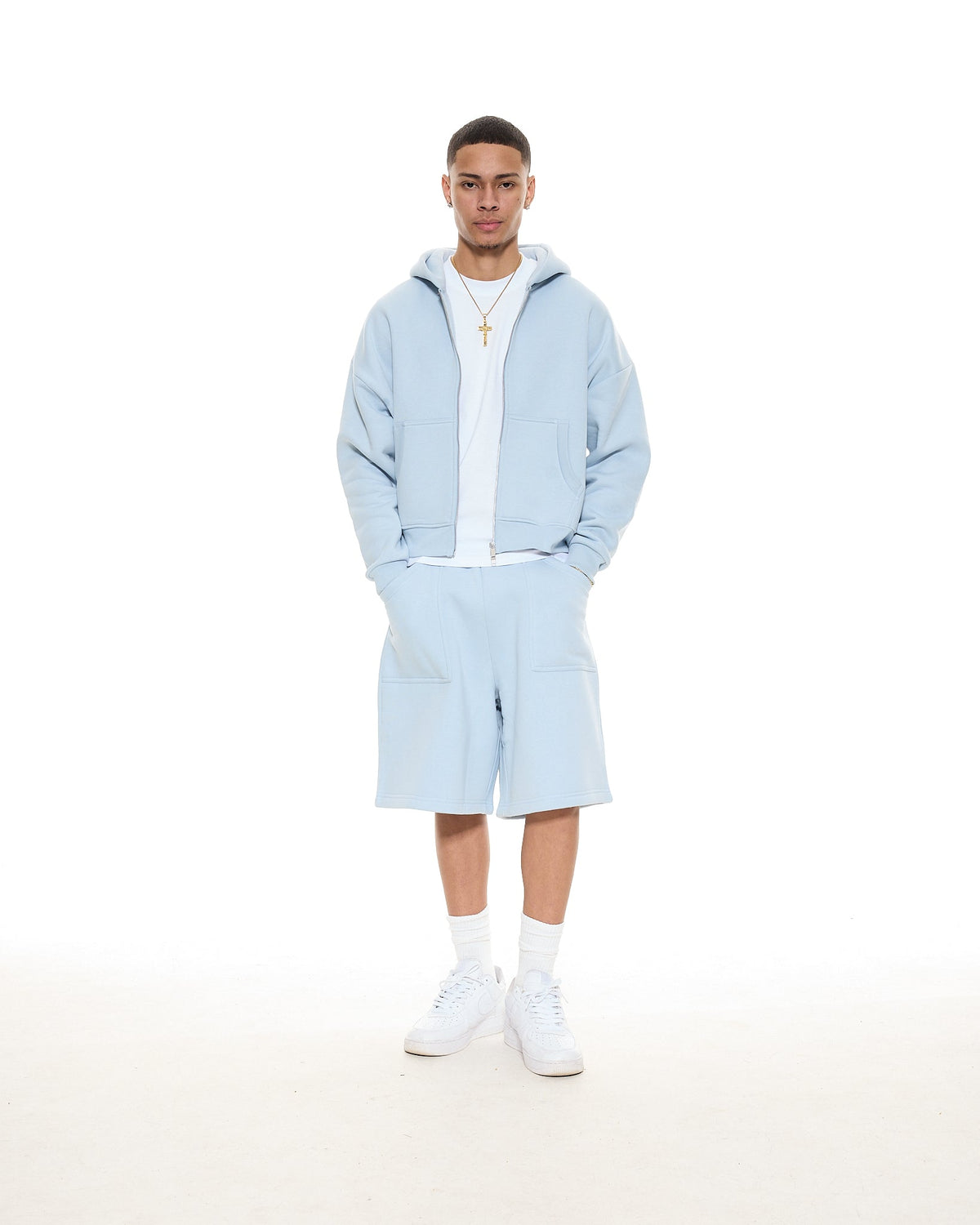 COZY SHORTS - GLACIER