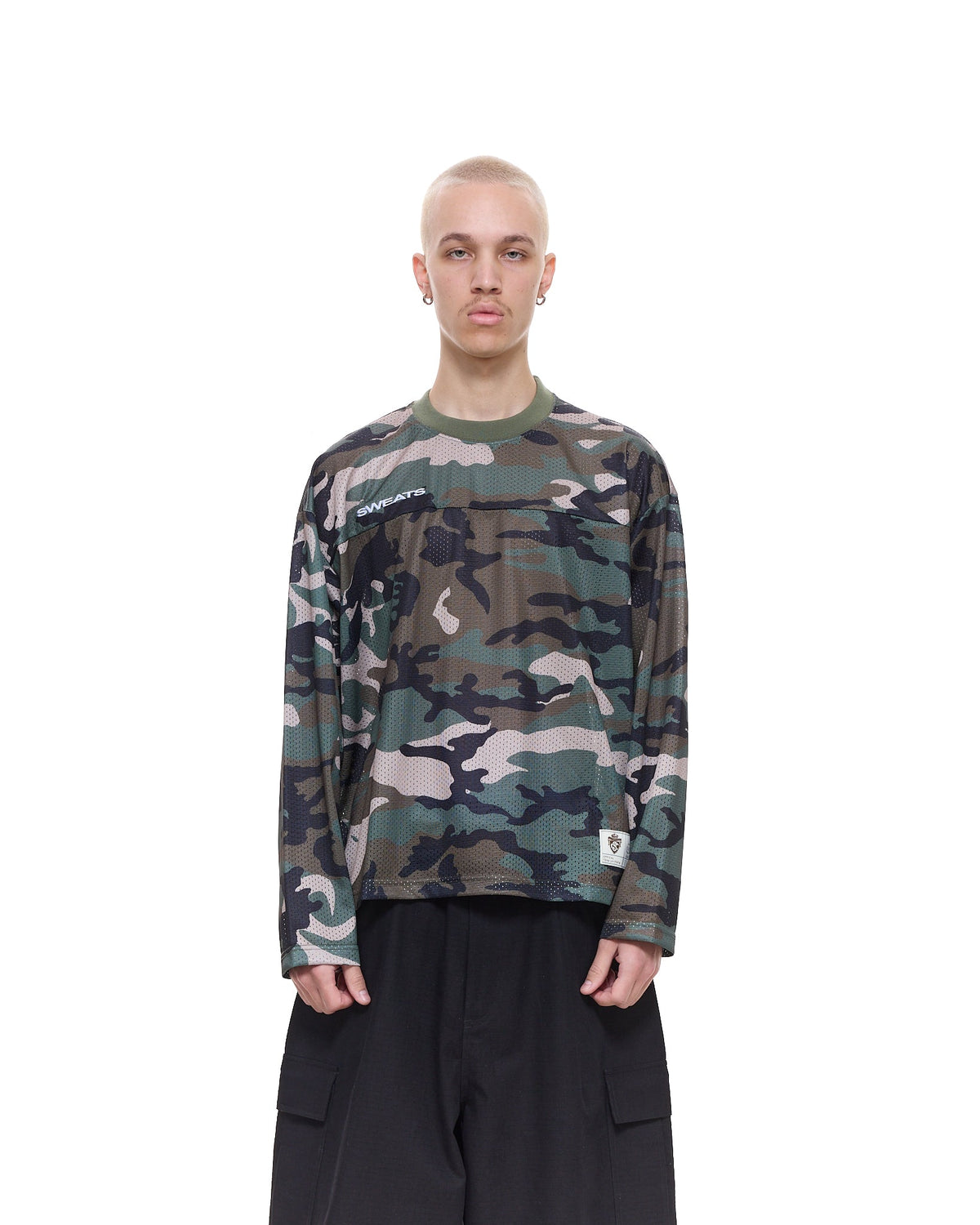 MESH LS T-SHIRT - CAMO