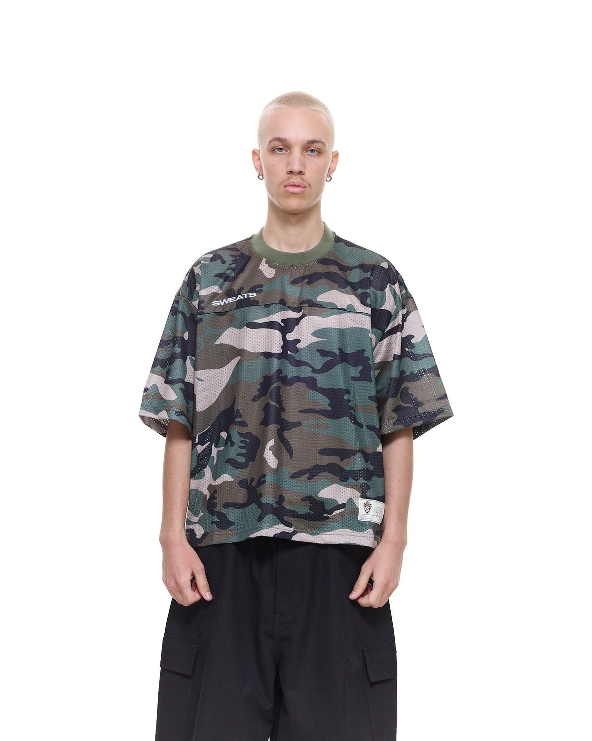 MESH SS T-SHIRT - CAMO