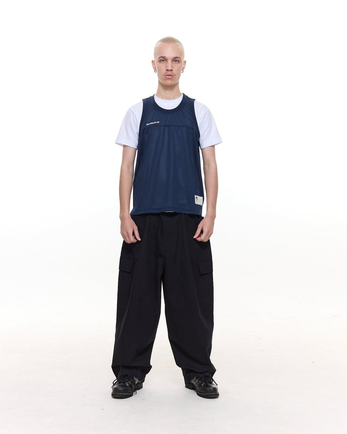 MESH SINGLET - NAVY
