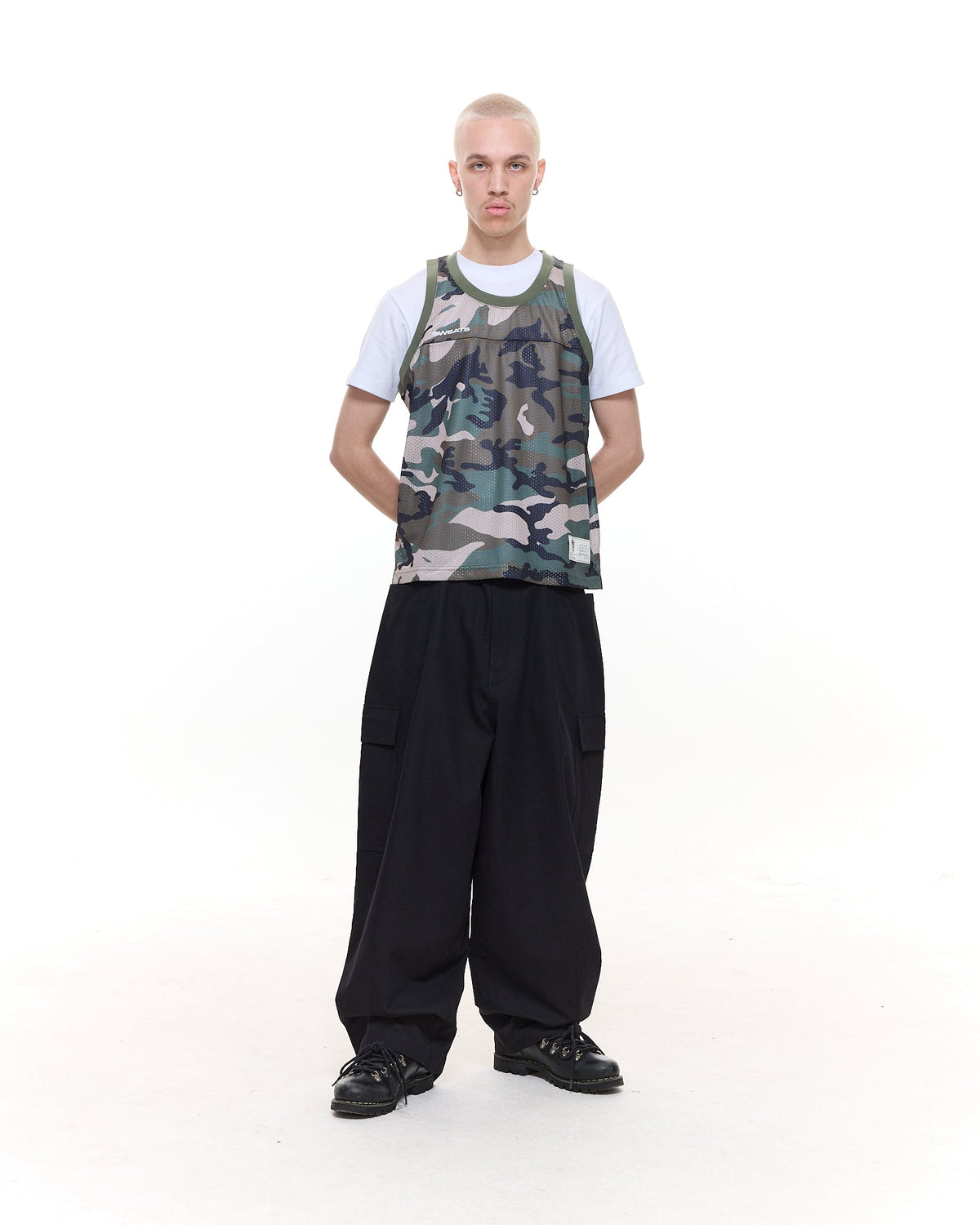 MESH SINGLET - CAMO