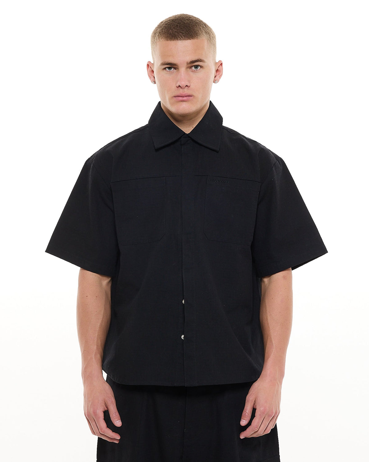 CARGO SS SHIRT - BLACK