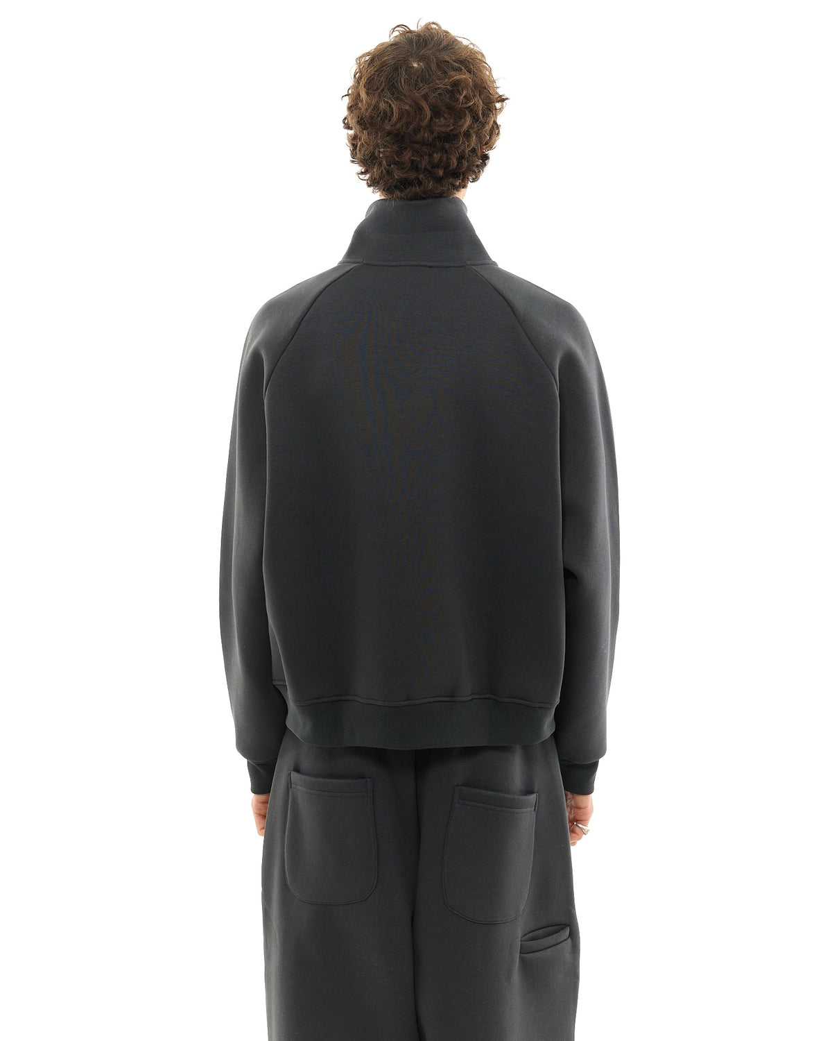 COZY TRACK JACKET - GRANITE