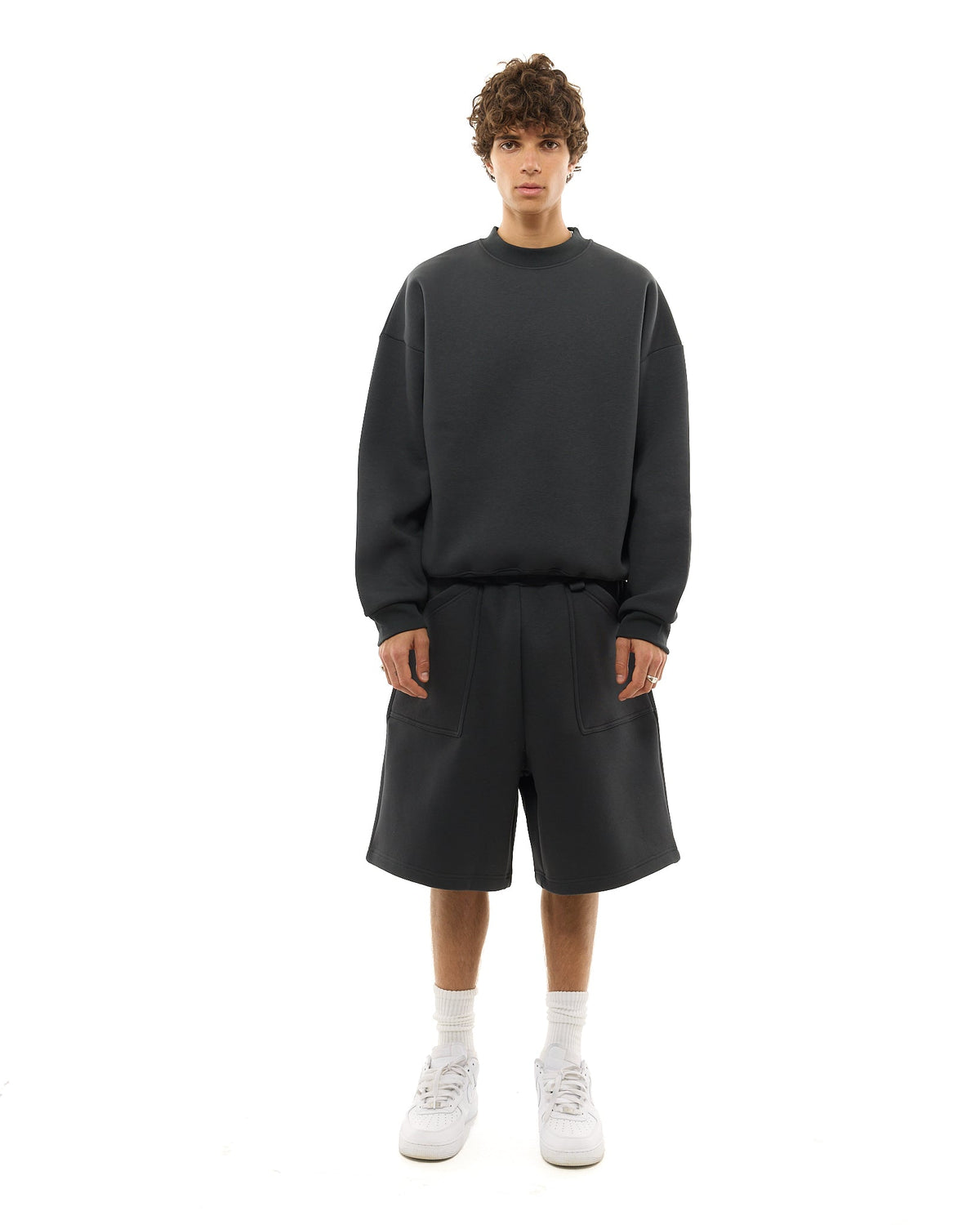 COZY SHORTS - GRANITE