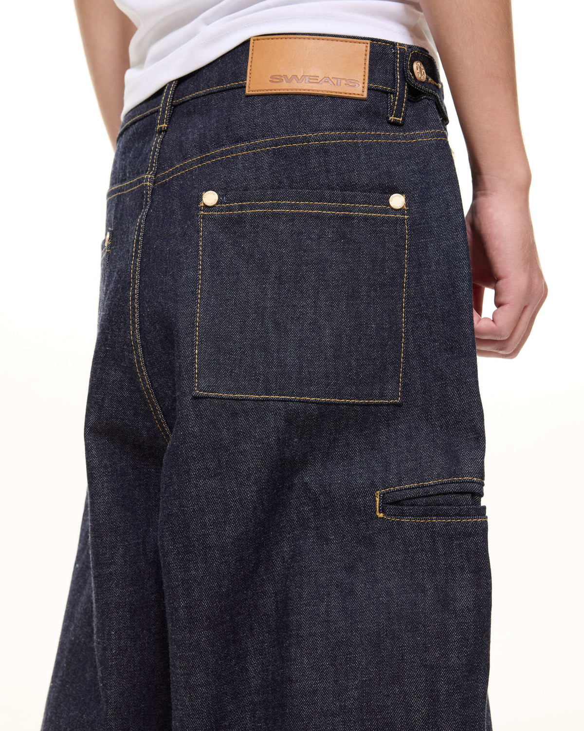 DENIM BAGGY JEANS - INDIGO