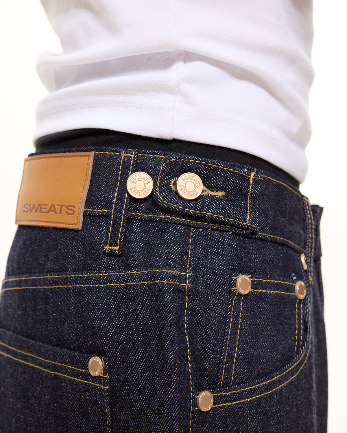 DENIM BAGGY JEANS - INDIGO