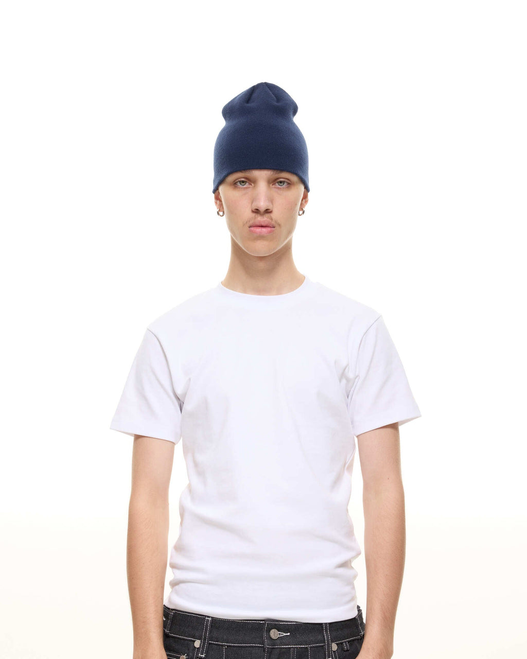SKULL BEANIE - NAVY