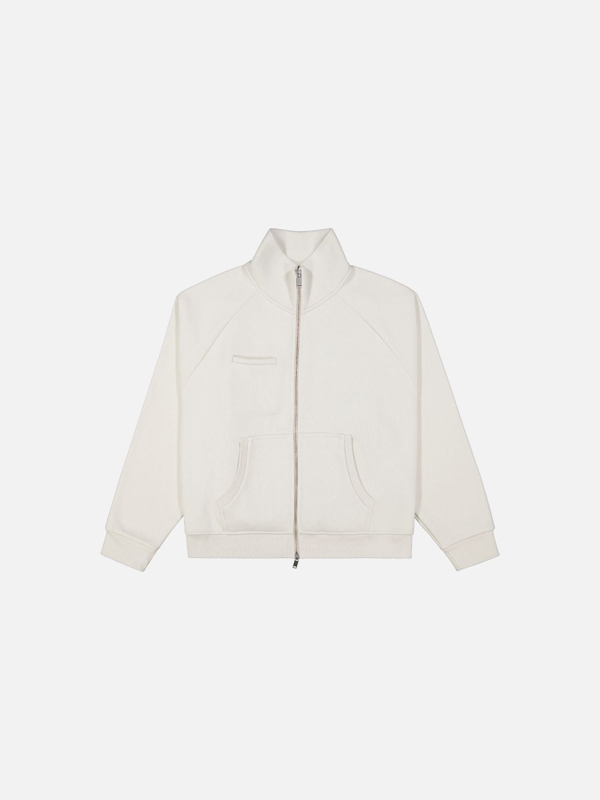 COZY TRACK JACKET - CHALK