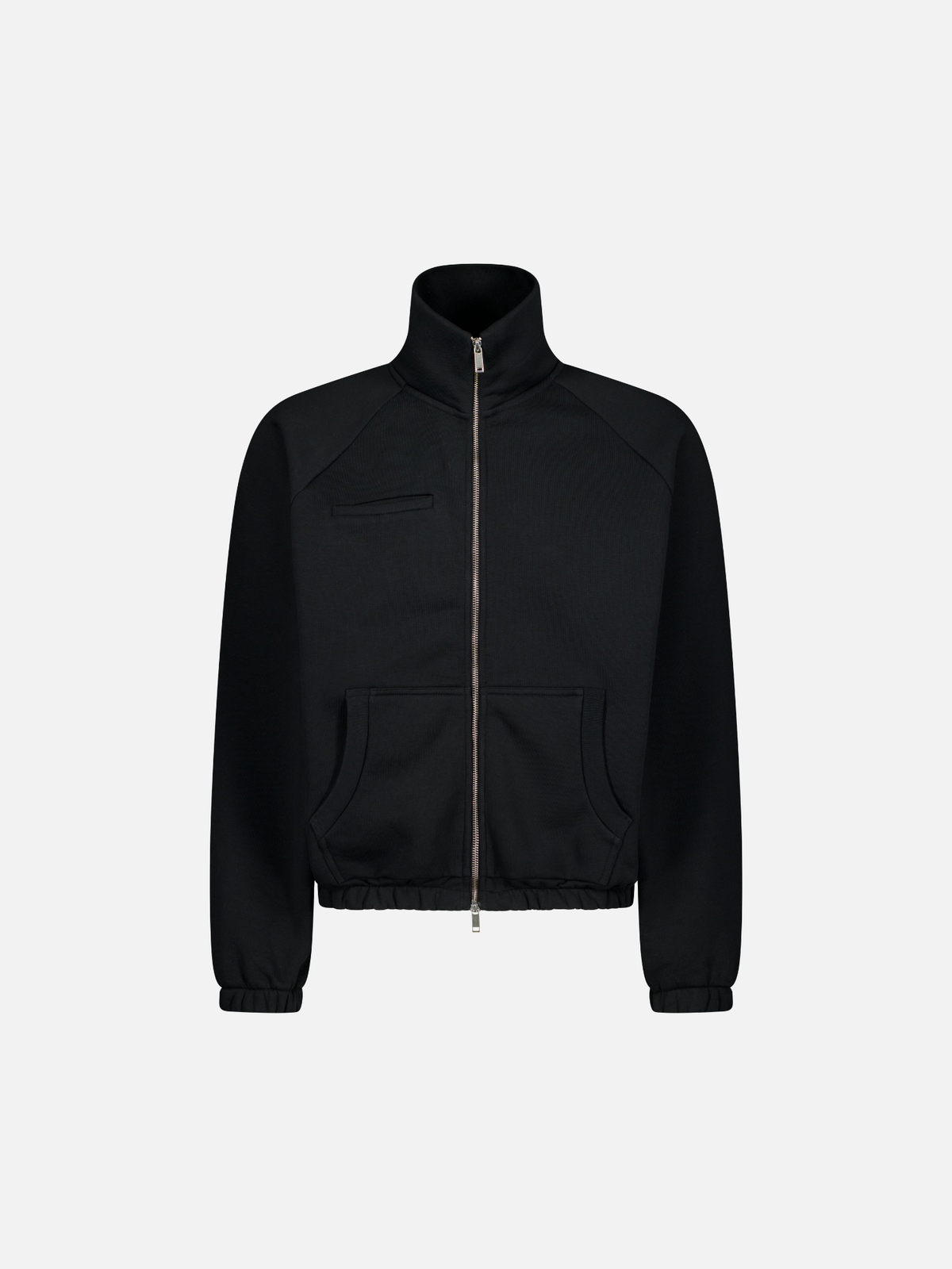 COZY TRACK JACKET - BLACK