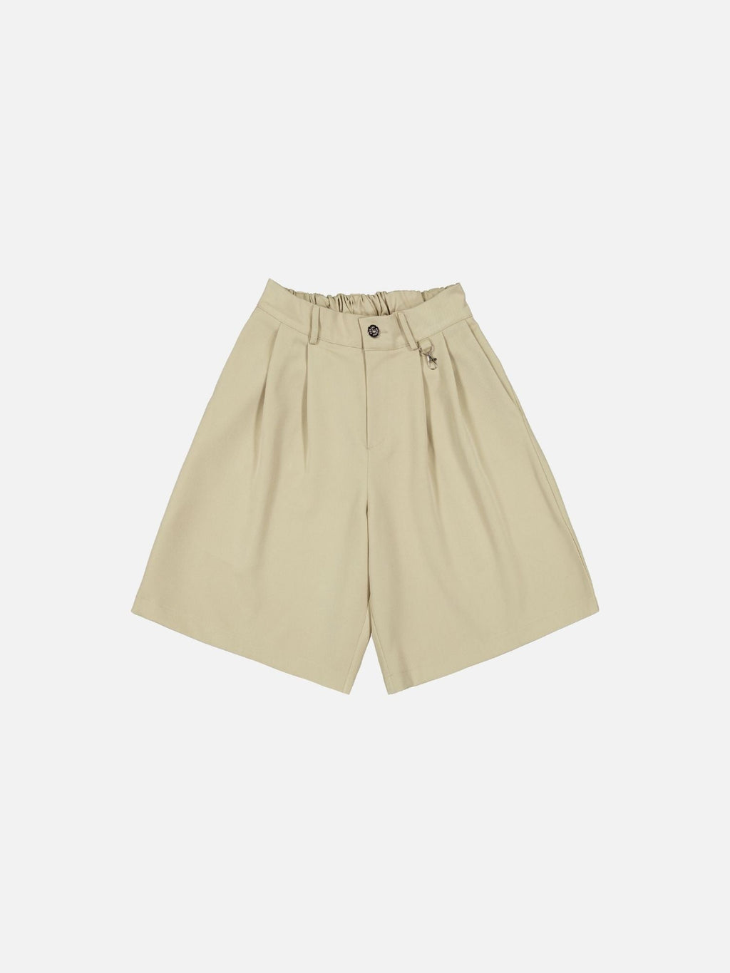 PLEATED SHORTS - SAND